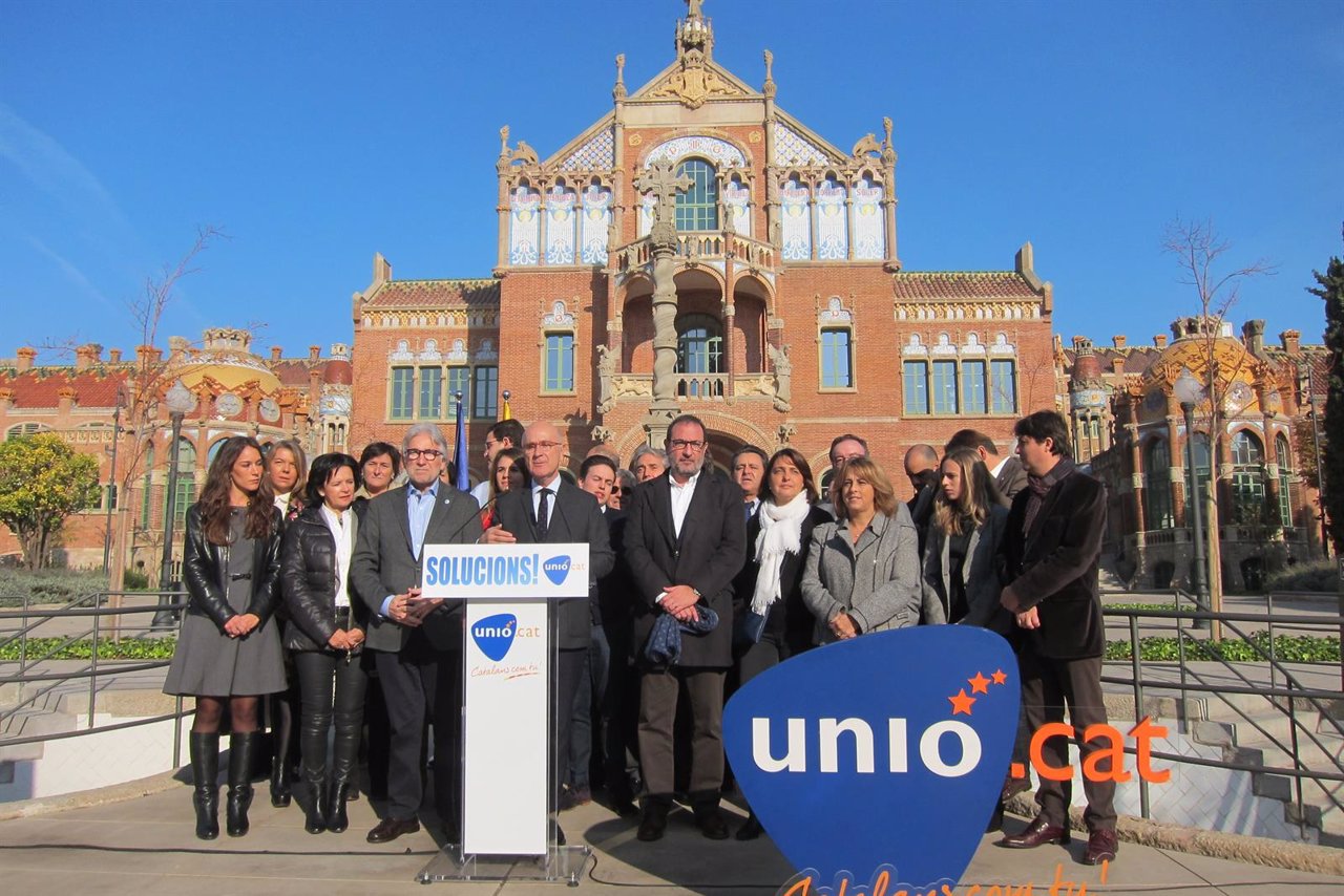 Josep Antoni Duran y otros candidatos de Unió al 20D