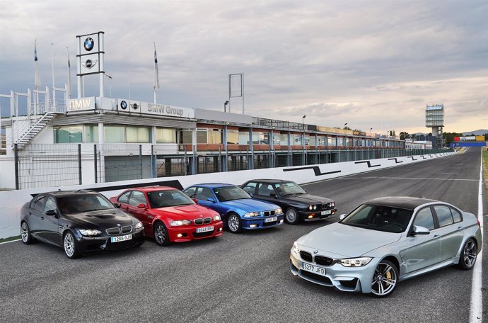 Cinco generaciones del BMW M3