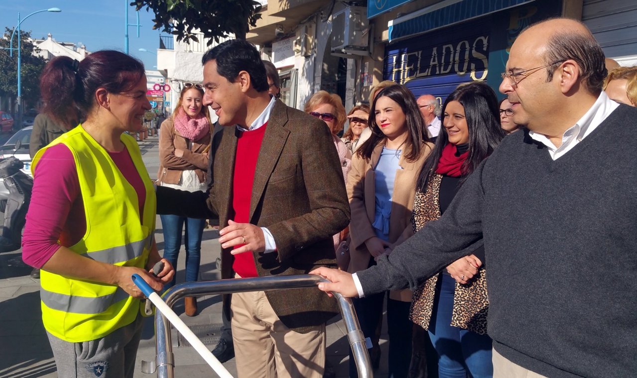 El presidente del PP andaluz, Juanma Moreno.