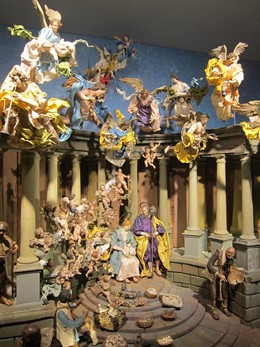 Imagen del Belén Napolitano del sigloXVIII, en el Museo Salzillo