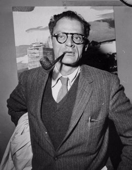 Imagen del dramaturgo y guionista Arthur Miller