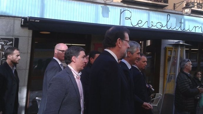 Rajoy y Adolfo Suárez Illana en un acto en Ávila