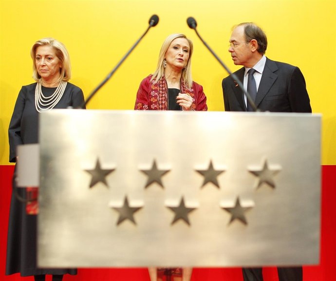 Cristina Cifuentes en la sede la Comunidad de Madrid 