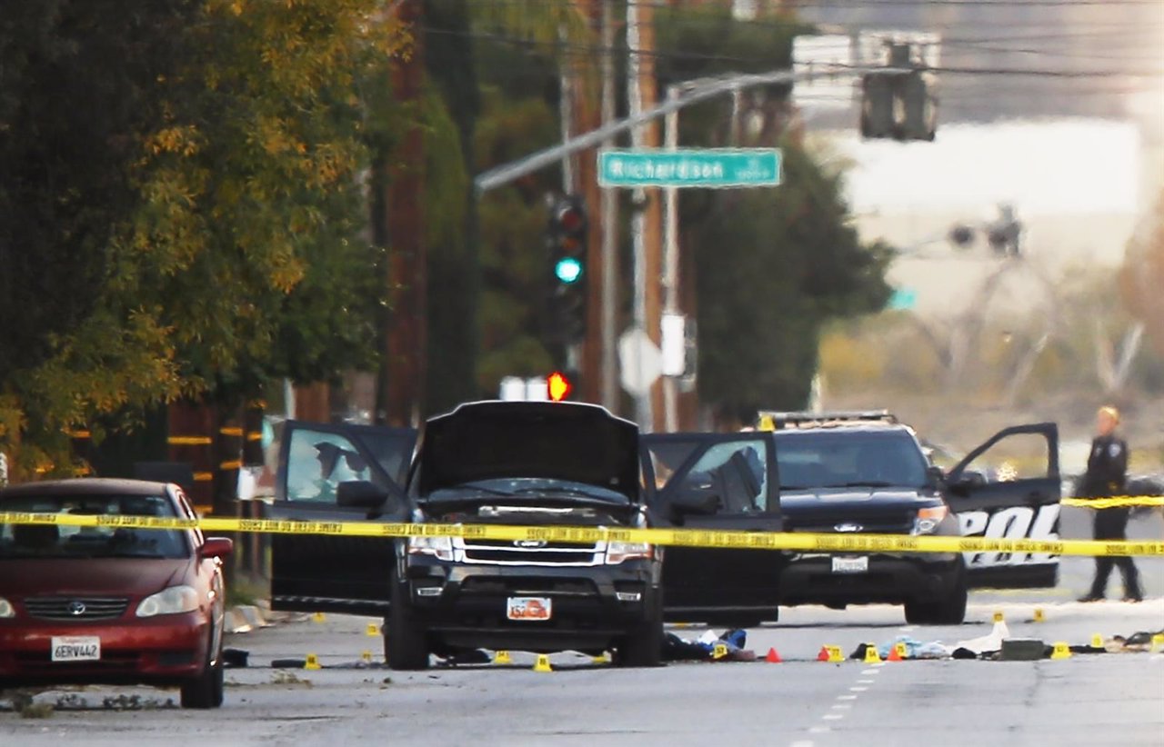 Vehículo de los sospechosos en matanza de San Bernardino