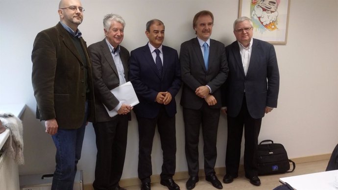 Juan Antonio Pedreño, con otros miembros de Social Economy Europe