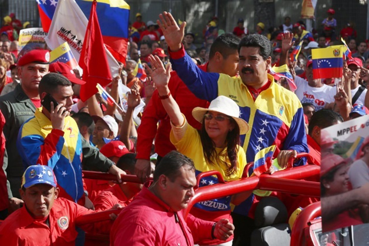 Cierre de campaña electoral del PSUV con Nicolás Maduro