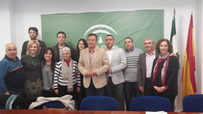 Equipo de trabajo de la Junta de Andalucía en Granada.