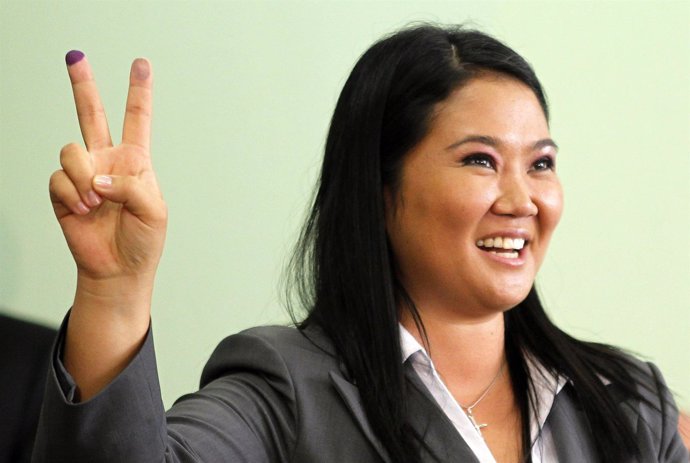 La líder de Fuerza Popular, Keiko Fujimori.