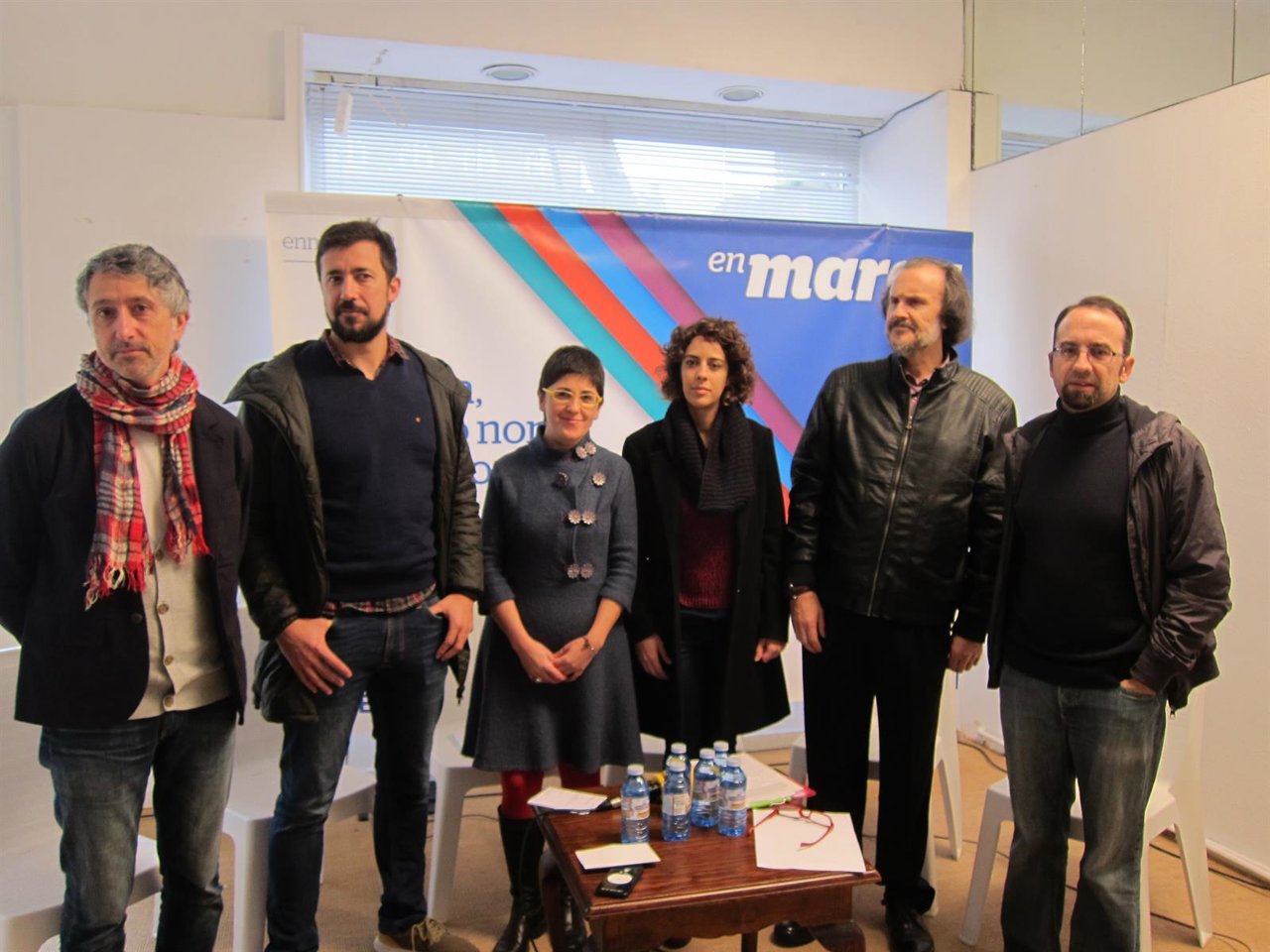 Candidatos presentan el programa de En Marea en Santiago 