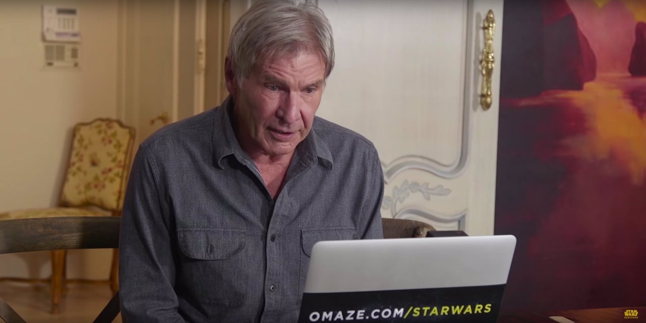 Harrison Ford Campaña Star Wars Omaze