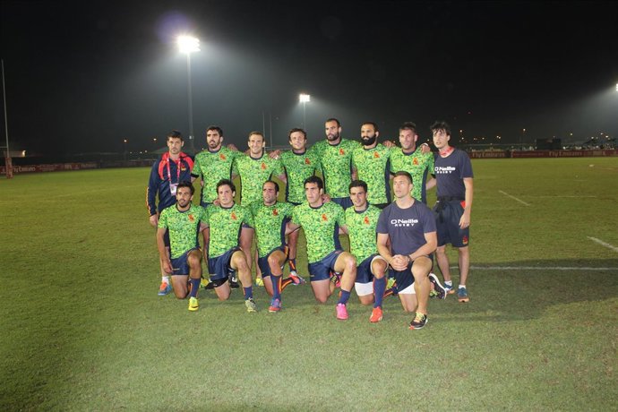 Selección española rugby seven Dubai