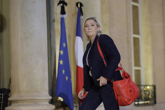 La líder del Frente Nacional, Marine Le Pen