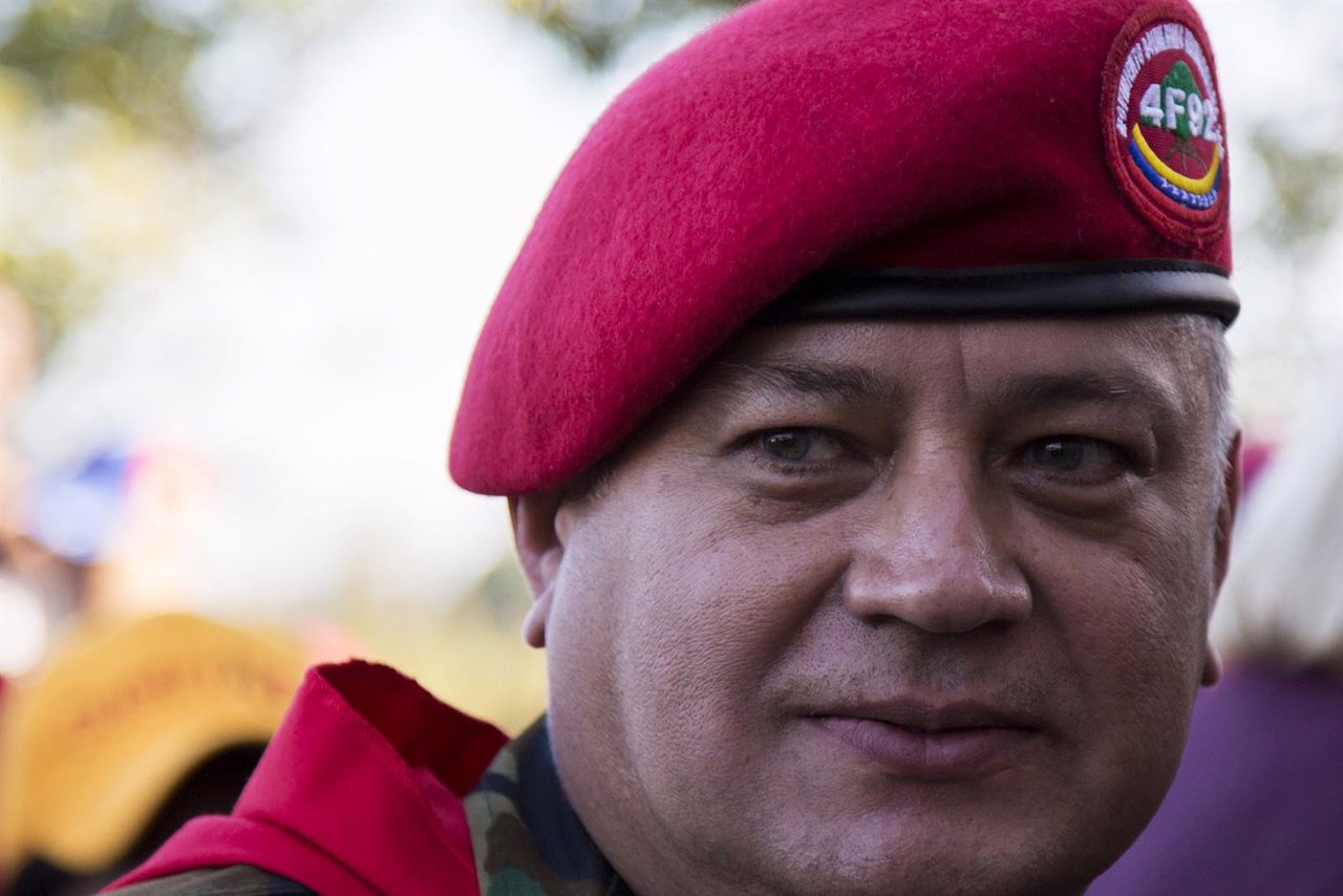 El presidente de la Asamblea Nacional de Venezuela, Diosdado Cabello