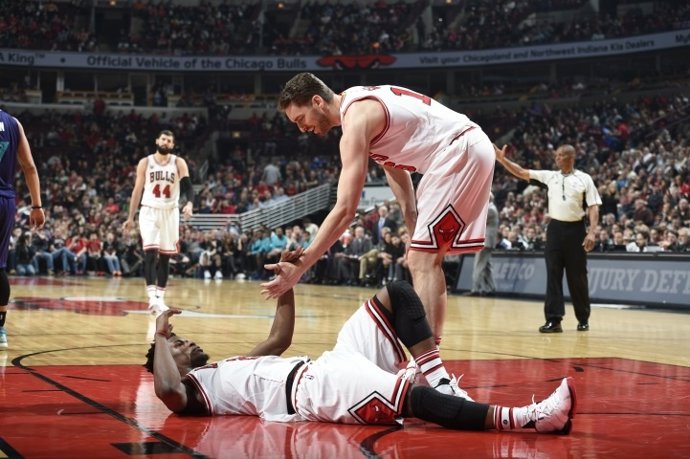 Pau Gasol Jimmy Butler Nikola Mirotic Chicago Bulls