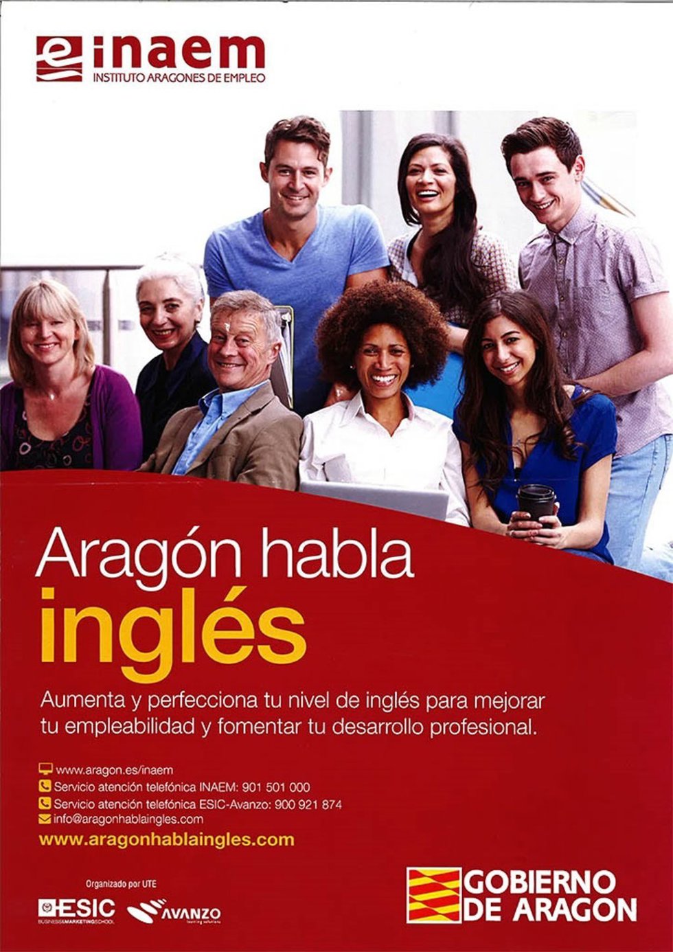 El programa 'Aragón habla Inglés' del INAEM.