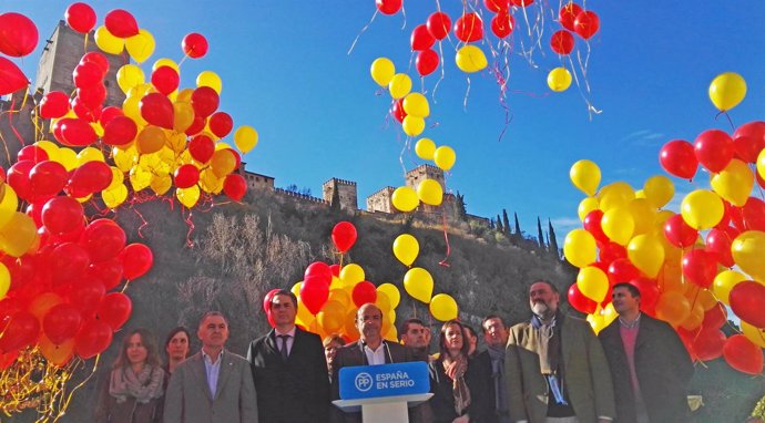 Acto por el Día de la Constitución celebrado por el PP de Granada