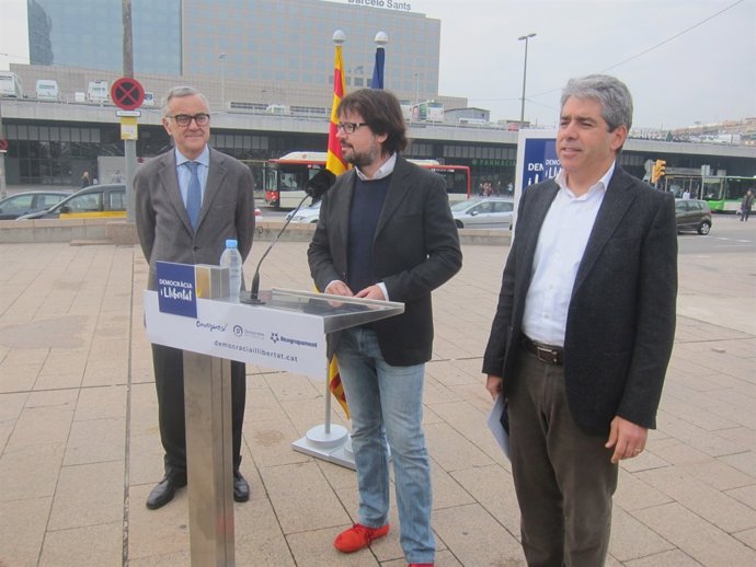 Miquel Puig, Ricard Font, Francesc Homs (DL)