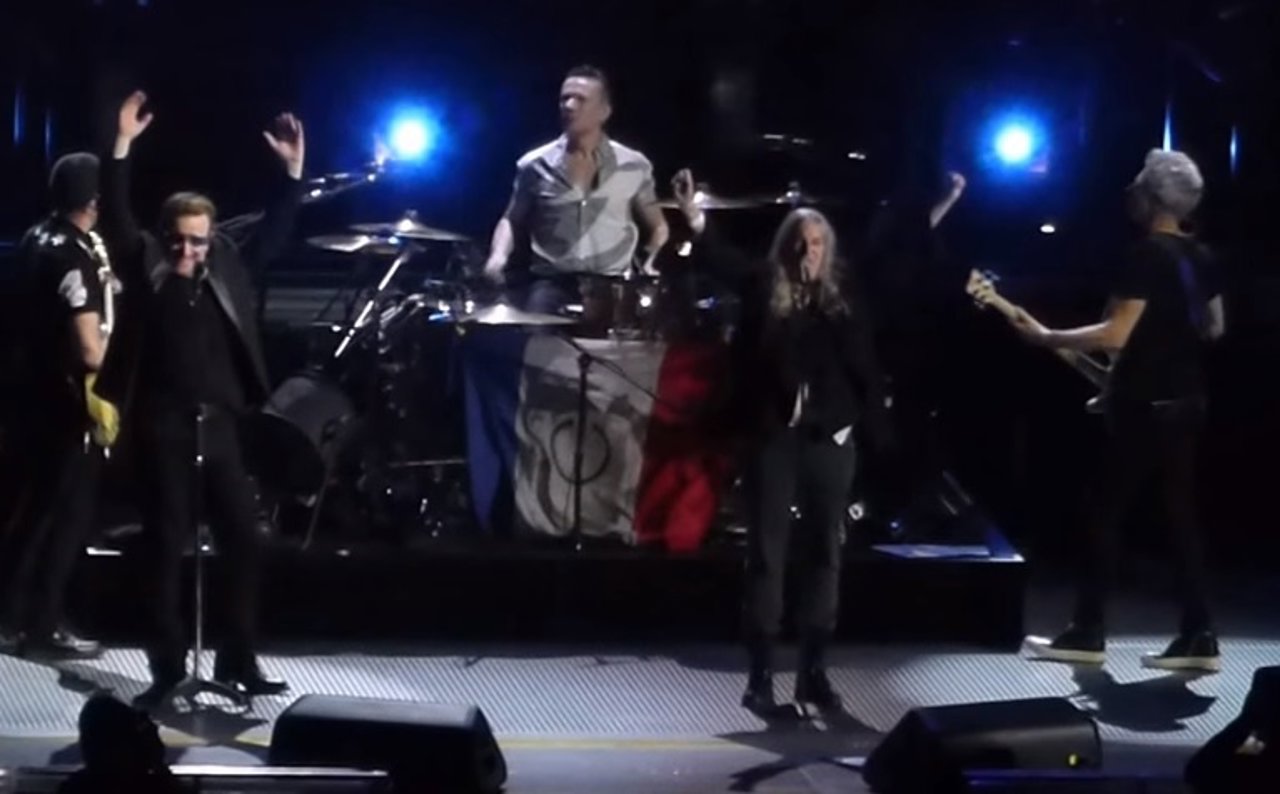 U2 Y PATTI SMITH EN PARÍS