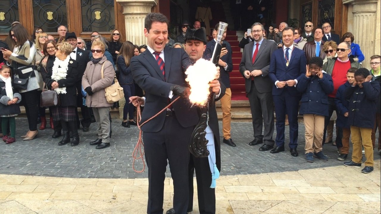 El candidato PP al Congreso de los Diputados, Teodoro García,  en Yecla