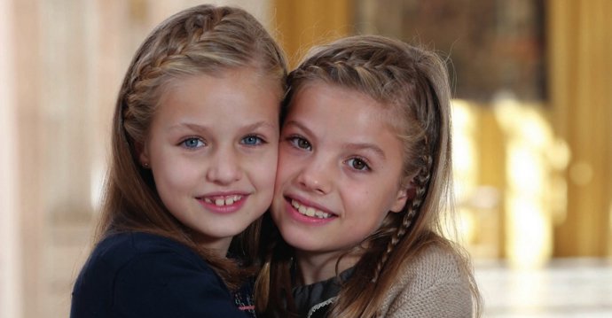 Princesa Leonor e Infanta Sofía