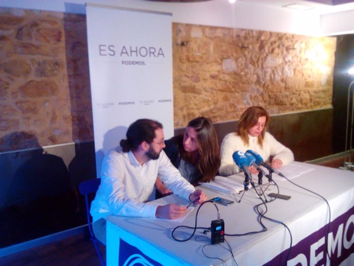 Rueda de prensa de Podemos