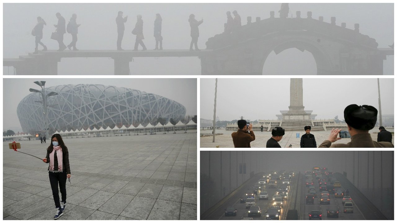 Polución, contaminación en Pekín (China)
