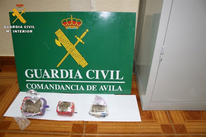 Material incautada en la Operación Horcajo, en Ávila