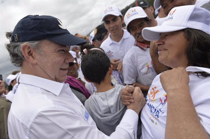 El presidente de Colombia, Juan Manuel Santos