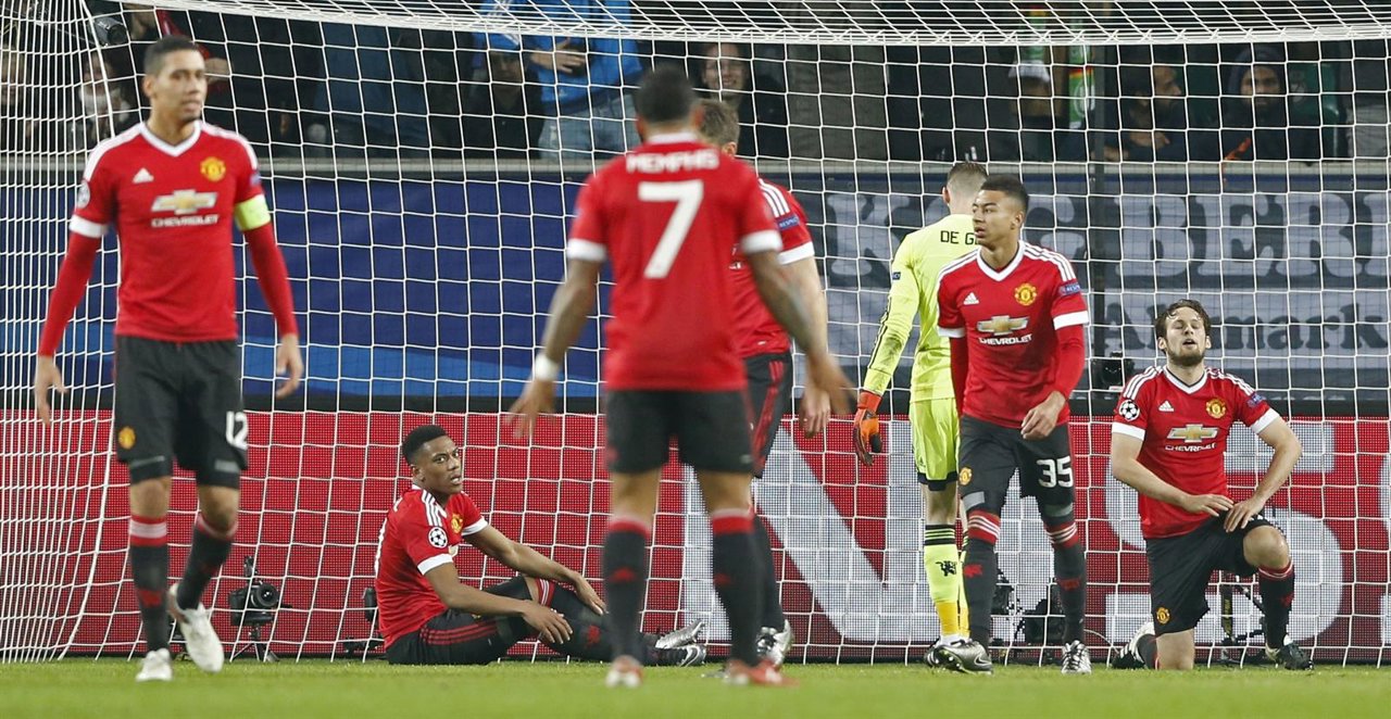 El Manchester United, eliminado en la Champions