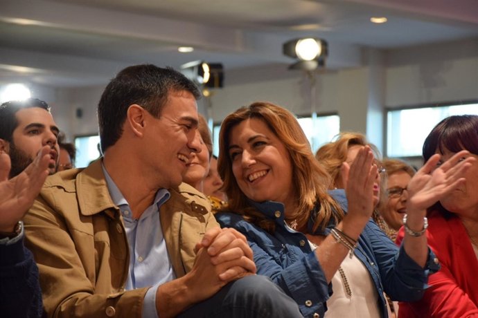 Pedro Sánchez y Susana Díaz