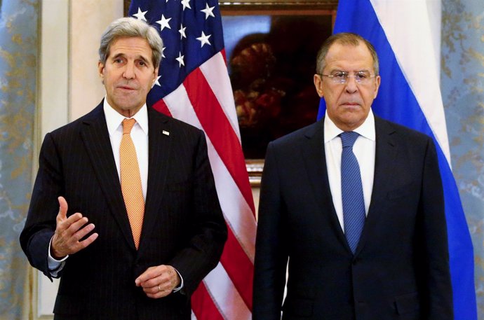 Lavrov, Kerry en Viena