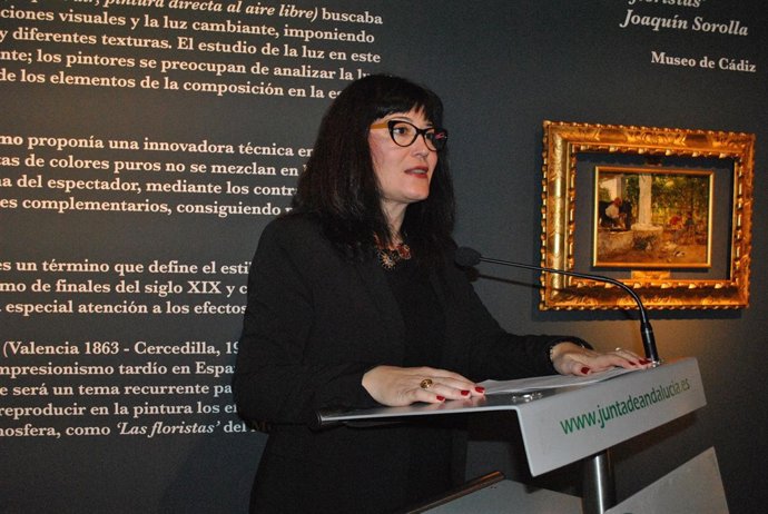 La delegada territorial de Cultura, Turismo y Deporte, Carmen Solana.