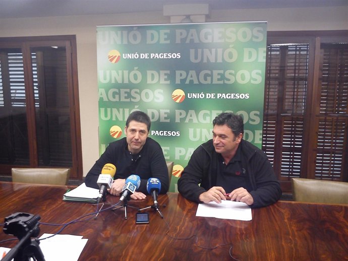 Rossend Saltiveri y Carles Vicente, Unió de Pagesos