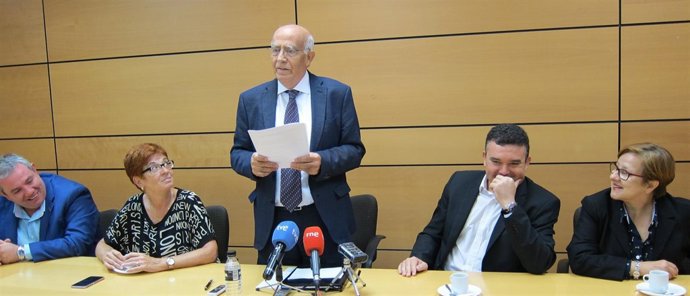 Gras, con los ediles de su Grupo Municipal