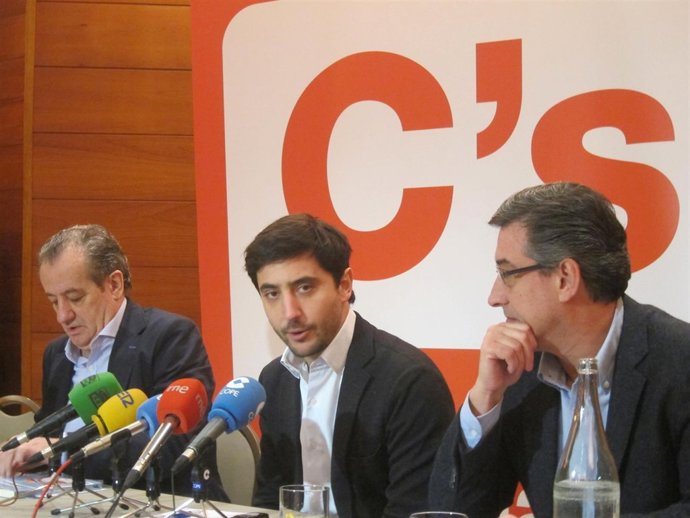 Nicanor García, Toni Roldán y Nacho Prendes (Ciudadanos)
