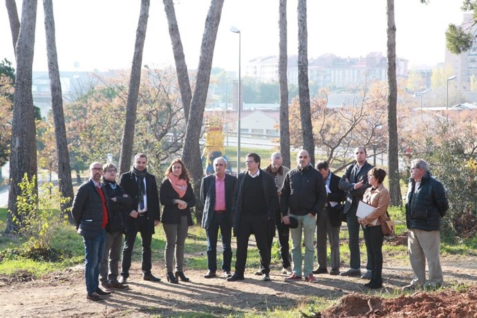 Visita de M.Conesa a Terrassa un año después del temporal