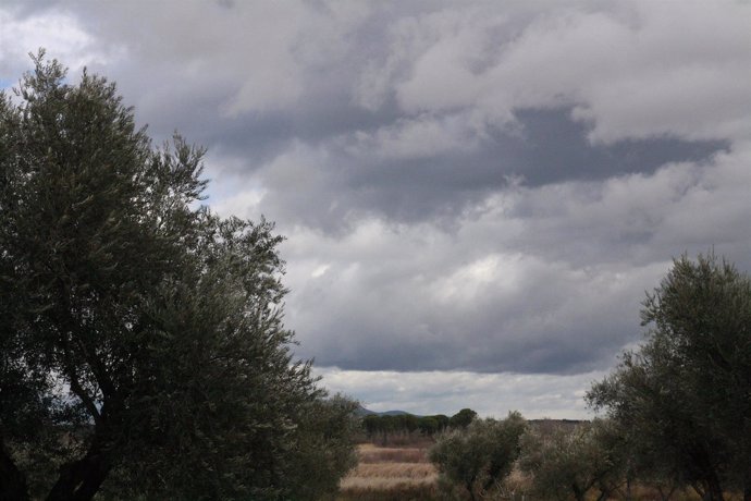 Pantano de Cazalegas,Nubes, arboles