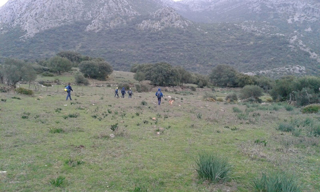 Búsqueda de una mujer desaparecida en Úbrique