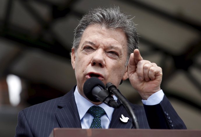 El presidente de Colombia, Juan Manuel Santos