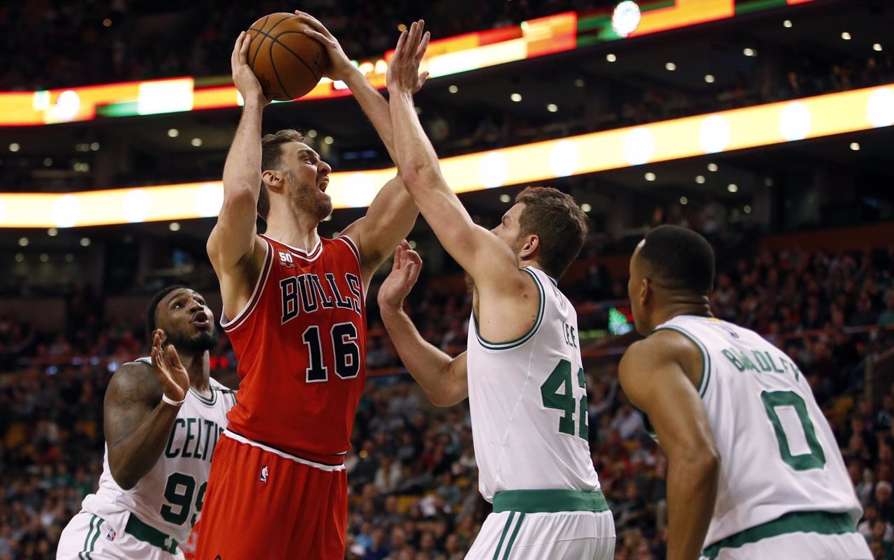 Pau Gasol en el Chicago Bulls - Boston Celtics