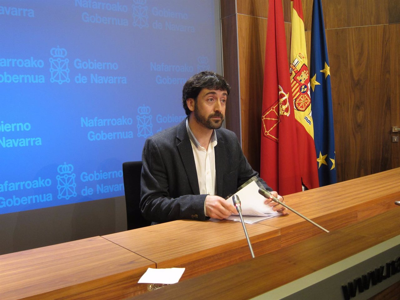 El director general de Paz, Convivencia y Derechos Humanos, Álvaro Baraibar