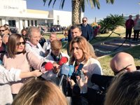 Susana Díaz: "Atacan" al PSOE por ser la "alternativa real de gobierno"