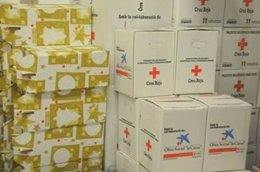 Kits de alimentos de la Creu Roja