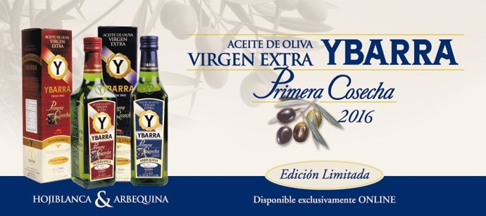 Aceites de oliva virgen extra de Ybarra.