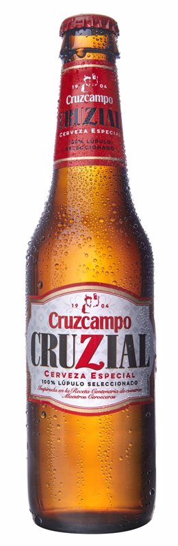 Botella Cruzcampo Cruzial.