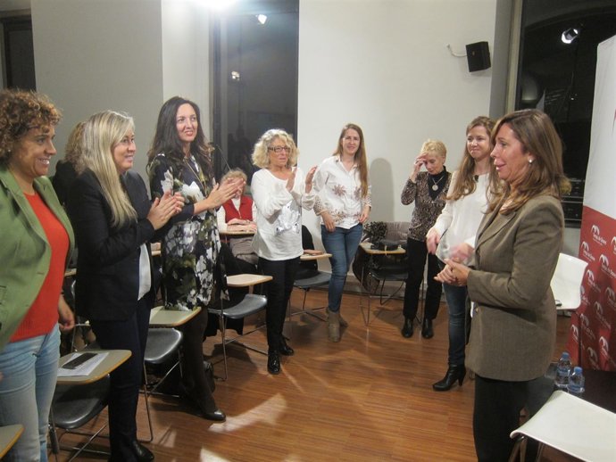 La número 3 del PP por Barcelona, Alícia Sánchez Camacho, en un acto con mujeres
