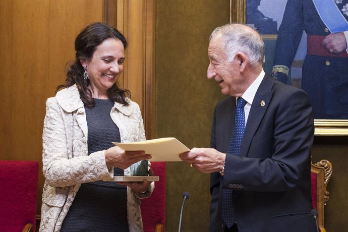 Ana María Salto, ganadora de la XVI edición del Premio 'Carmen de Burgos'.