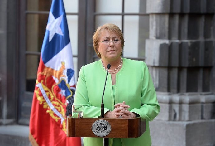 La presidenta de Chile, Michelle Bachelet