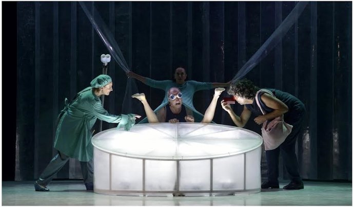 'Joglars' Durante Una De Las Representaciones De 'VIP'