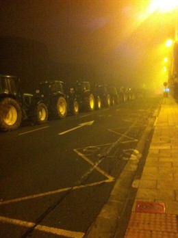 Tractorada en Lugo